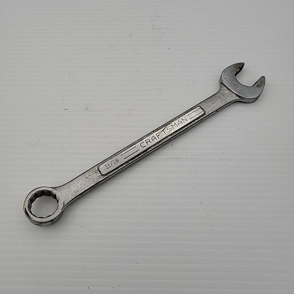 Craftsman 11/16" Combination Wrench -V- 44698 Forged in USA